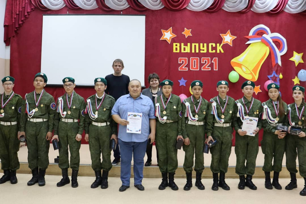 Награждение победителей военно-спортивной игры Зарница-2021