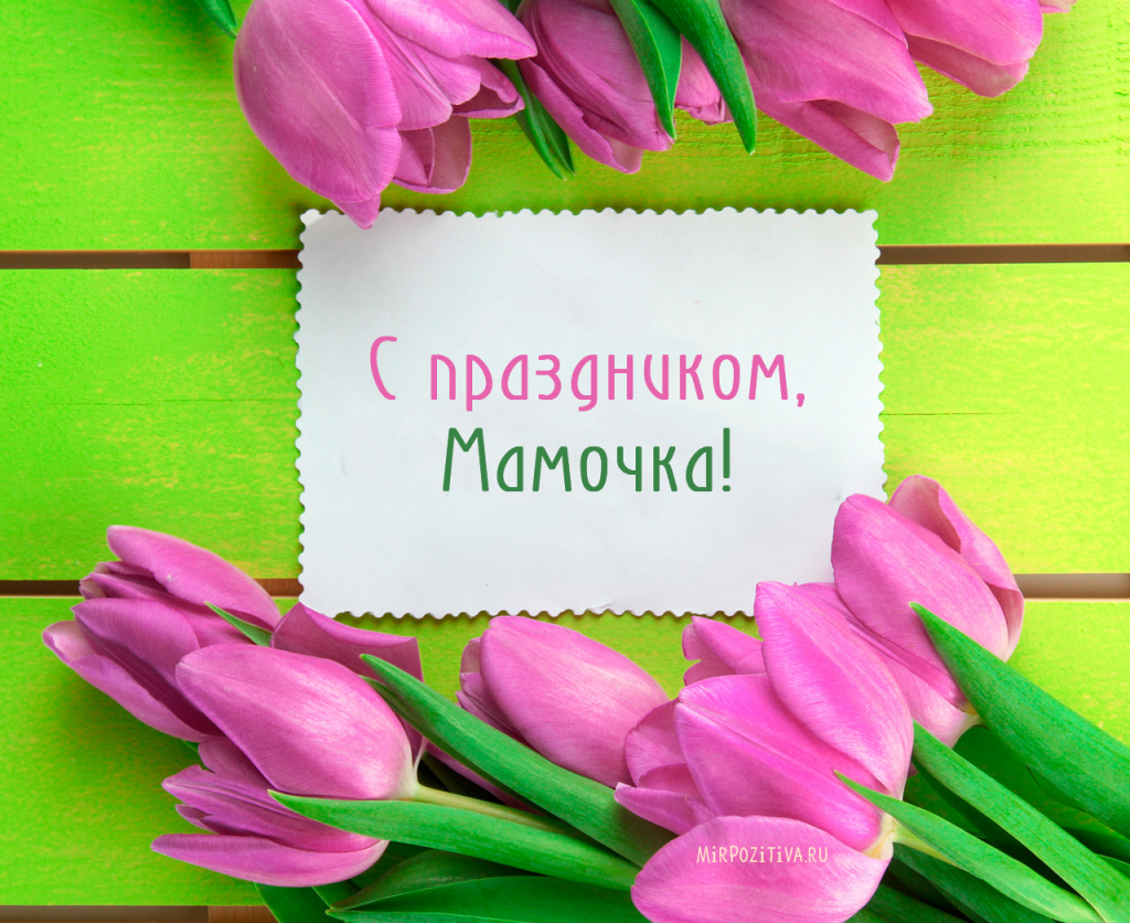 Поздравление главы района с Днём матери
