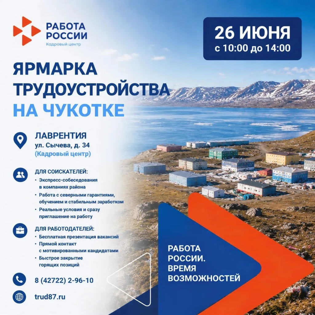Ярмарка трудоустройства на чукотке